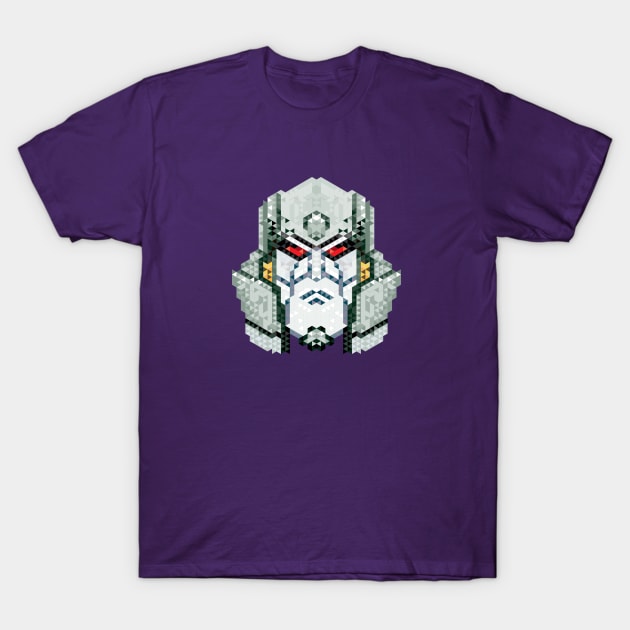 Deceitful Robot - Triangular Pixellation T-Shirt by SevenHundred